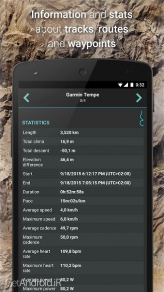 دانلود برنامه GPX Viewer PRO اندروید