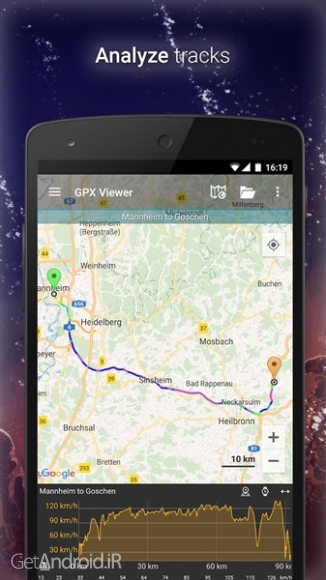 دانلود برنامه GPX Viewer PRO اندروید