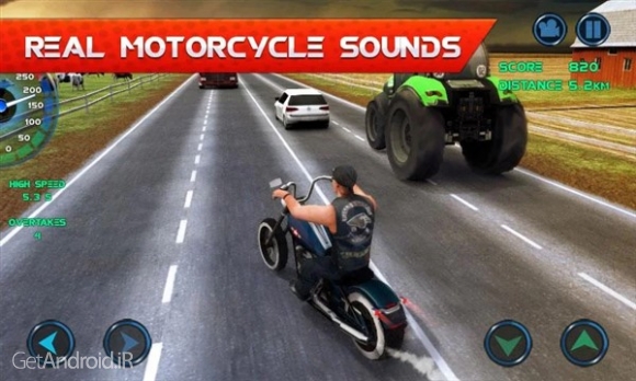 دانلود بازی Moto Traffic Race اندروید