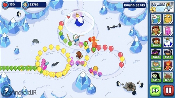 دانلود بازی Bloons Adventure Time TD اندروید