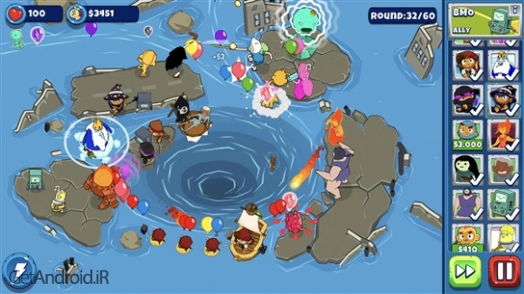 دانلود بازی Bloons Adventure Time TD اندروید