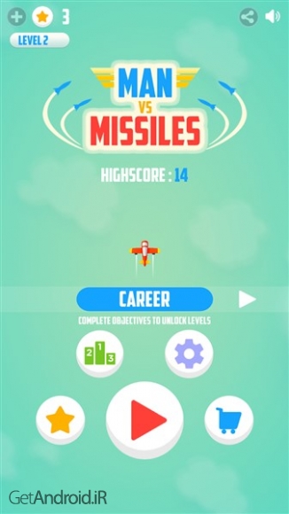 دانلود بازی Man Vs Missiles اندروید