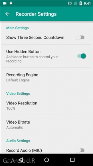 دانلود برنامه ADV Screen Recorder اندروید