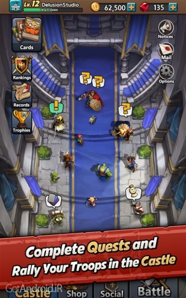 دانلود بازی Castle Burn RTS Revolution اندروید