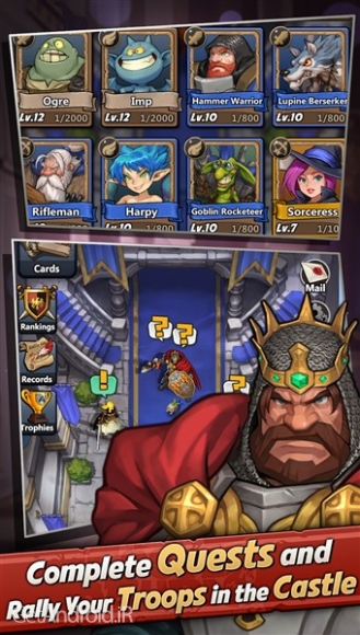 دانلود بازی Castle Burn RTS Revolution اندروید