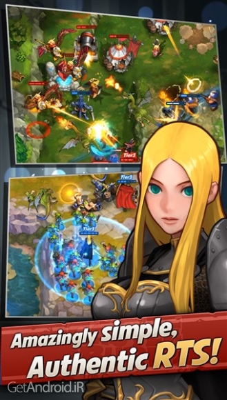 دانلود بازی Castle Burn RTS Revolution اندروید