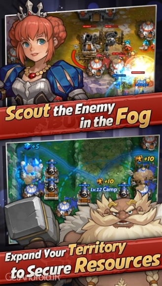 دانلود بازی Castle Burn RTS Revolution اندروید