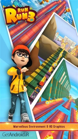 دانلود بازی RUN RUN 3D 3 اندروید