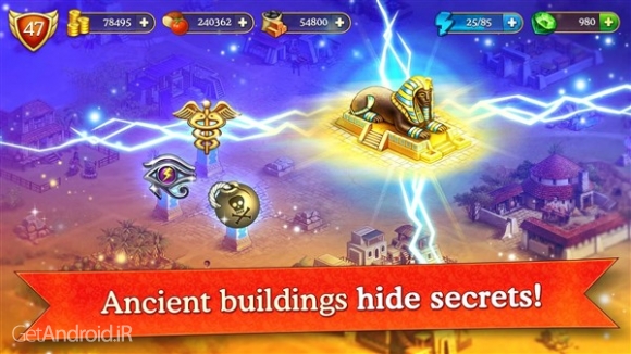 دانلود بازی Cradle of Empires Match-3 Game اندروید
