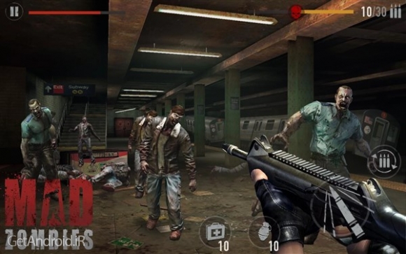 دانلود بازی MAD ZOMBIES Offline Zombie Games اندروید