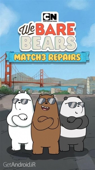 دانلود بازی We Bare Bears Match3 Repairs اندروید