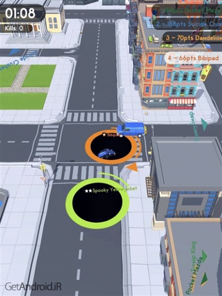 دانلود بازی Hole io اندروید