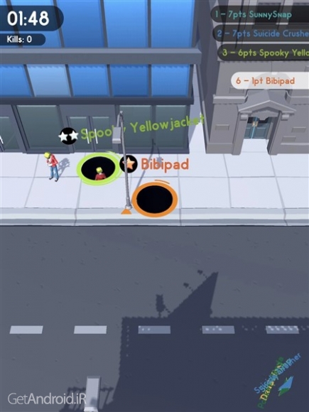 دانلود بازی Hole io اندروید