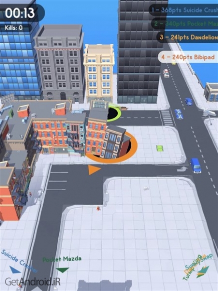 دانلود بازی Hole io اندروید