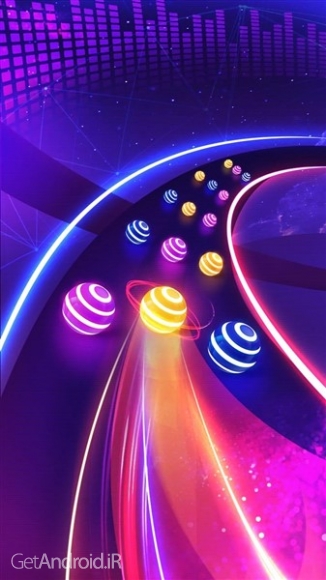 دانلود بازی Dancing Road Colour Ball Run اندروید