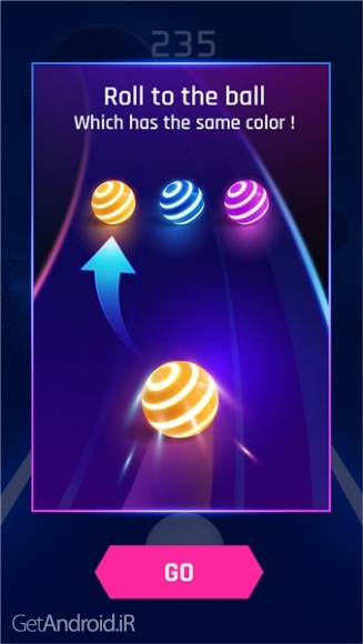 دانلود بازی Dancing Road Colour Ball Run اندروید