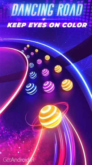 دانلود بازی Dancing Road Colour Ball Run اندروید
