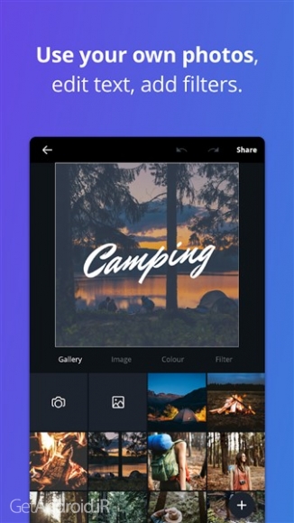 دانلود برنامه Canva Graphic design اندروید