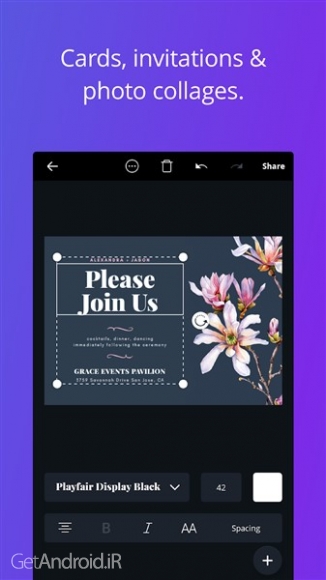 دانلود برنامه Canva Graphic design اندروید