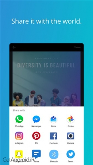 دانلود برنامه Canva Graphic design اندروید
