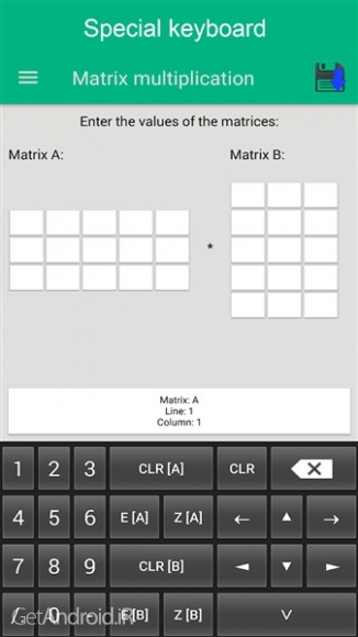 دانلود برنامه Matrix operations premium اندروید
