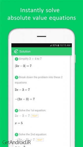 دانلود برنامه Cymath اندروید