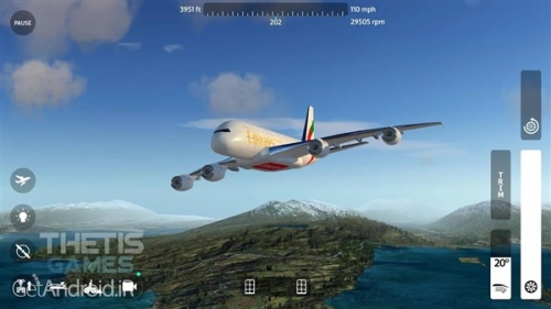 دانلود بازی Flight Simulator 2018 FlyWings Free اندروید