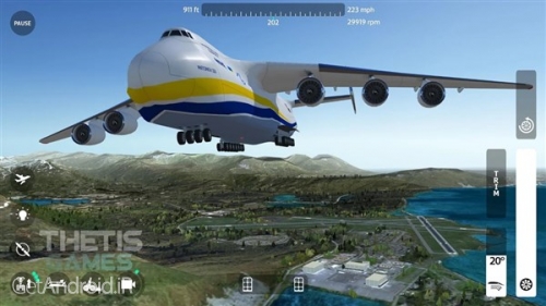 دانلود بازی Flight Simulator 2018 FlyWings Free اندروید