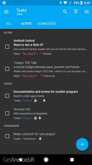 دانلود برنامه Nine Email اندروید