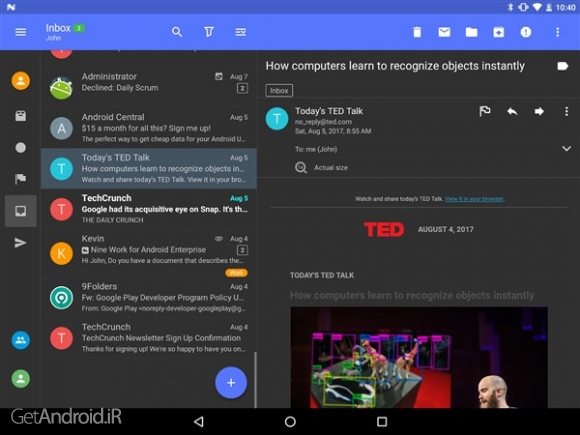 دانلود برنامه Nine Email اندروید