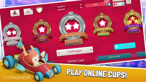دانلود بازی Starlit On Wheels Super Kart اندروید