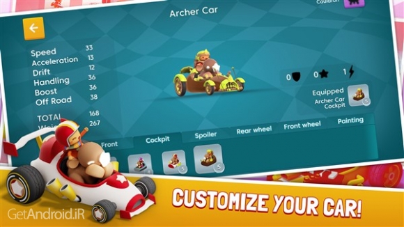 دانلود بازی Starlit On Wheels Super Kart اندروید