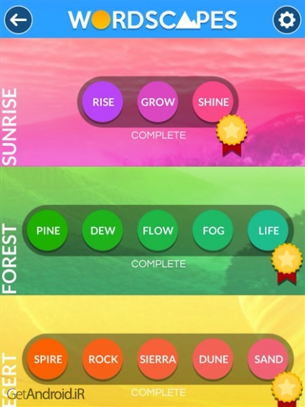 دانلود بازی Wordscapes اندروید