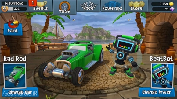 دانلود بازی Beach Buggy Racing 2 اندروید