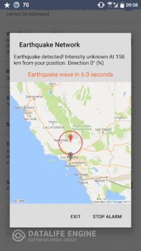 دانلود برنامه پیش بینی زلزله برای اندروید