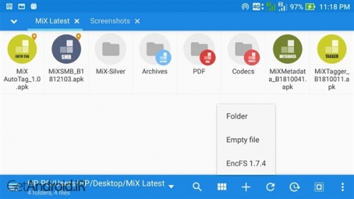دانلود برنامه MiXplorer Silver - File Manager اندروید