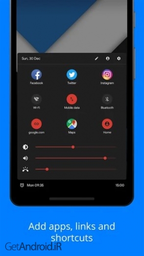 دانلود برنامه Bottom Quick Settings اندروید