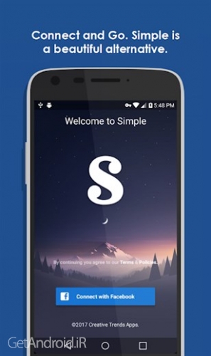 دانلود اپلیکیشن Simple Social Pro اندروید