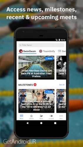 دانلود برنامه Swimmetry اندروید