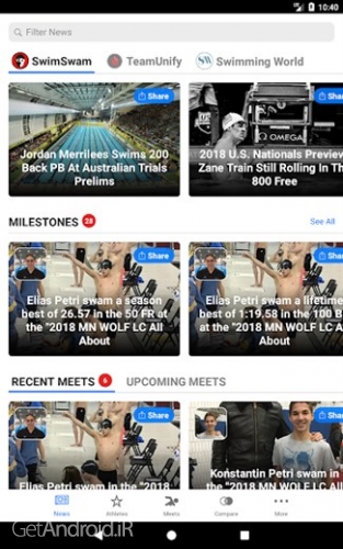 دانلود برنامه Swimmetry اندروید