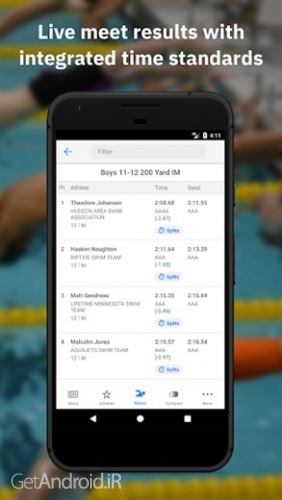 دانلود برنامه Swimmetry اندروید