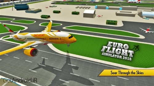 دانلود Airplane Simulator 2018 v2.2 بازی شبیه ساز هواپیما 2018 اندروید ! 