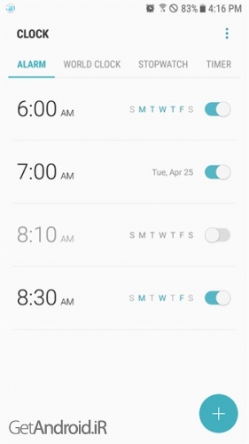 دانلود برنامه Samsung Clock اندروید