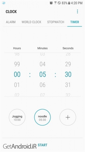 دانلود برنامه Samsung Clock اندروید