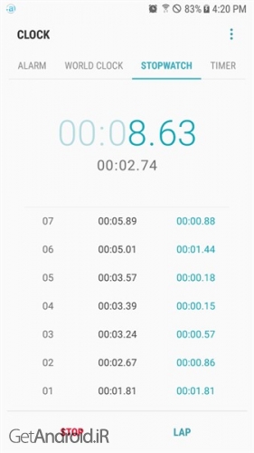 دانلود برنامه Samsung Clock اندروید