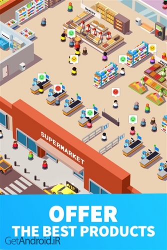 دانلود بازی Idle Supermarket Tycoon اندروید