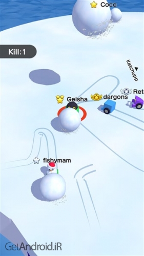 دانلود بازی Snowball io اندروید