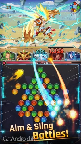 دانلود بازی LightSlinger Heroes Puzzle RPG اندروید