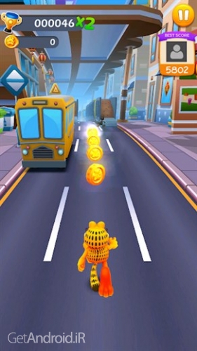 دانلود بازی Garfield Rush اندروید