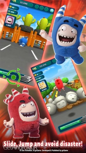 دانلود برنامه Oddbods Turbo Run اندروید